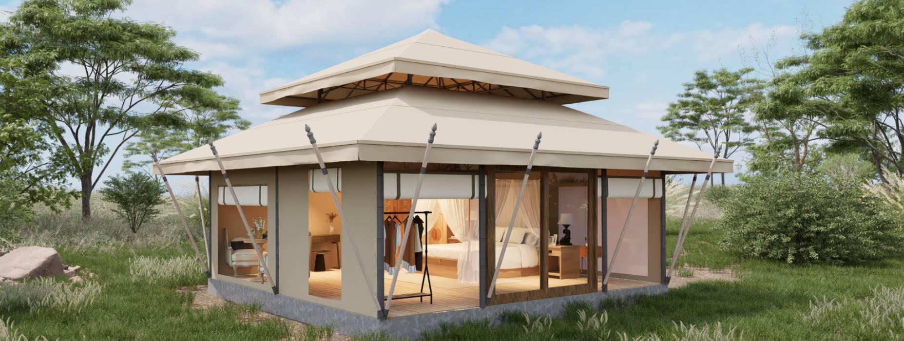 西藏户外野奢帐篷